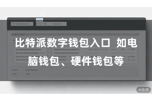 比特派数字钱包入口  如电脑钱包、硬件钱包等